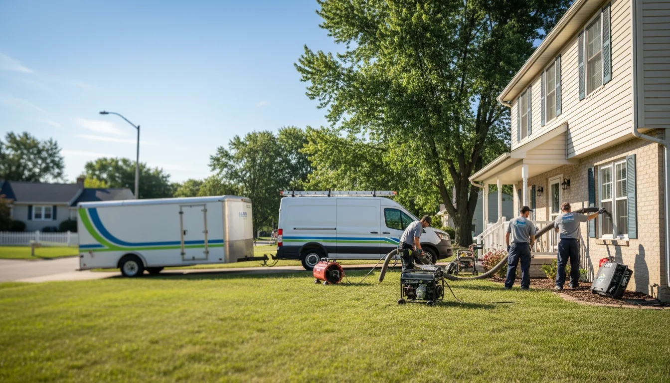 Flooded Basement Restoration And Cleanup With Repair in Altoona, WI near me